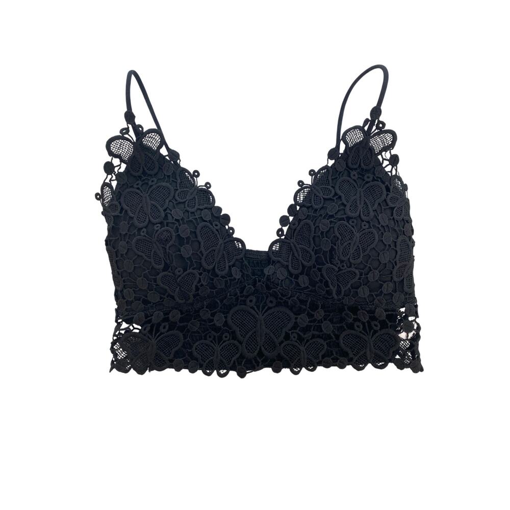 Lace Camisole XS Black